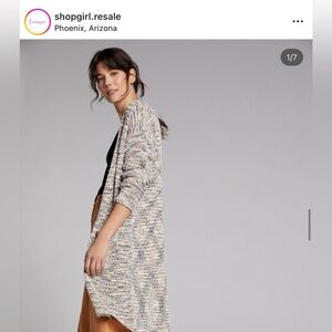 Anthropologie sweater pilcro Padma Space Dyed‎ Cardigan Maeve jcrew duster jcrew